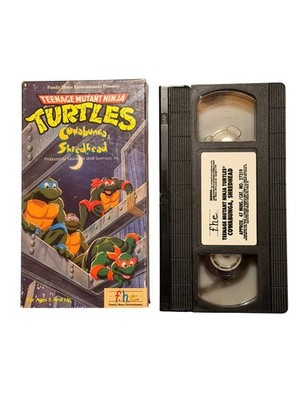 TMNT Cowabunga, Shredhead VHS 1989 Cartoon FHE Original Release