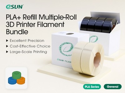 【2nd Item 20% 】eSUN PLA+ Refilament 3D Printer Filaments 1.75MM 1KG Spoolless US