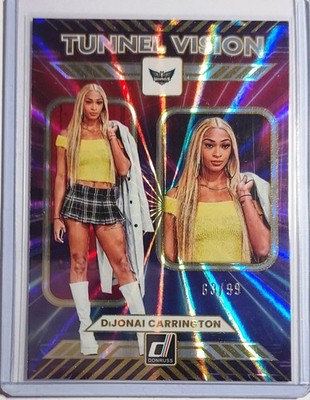   DiJonai Carrington 2025 Panini Donruss WNBA Tunnel Vision Holo Laser /99 #5