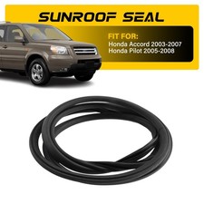 Upper Sunroof Glass Weatherstrip Seal Car 1PC Black For 2005 2006-08 Honda Pilot