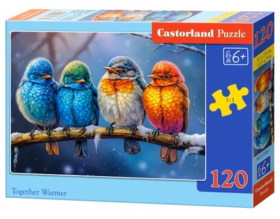 5904438013586 Puzzle 120 el. Together Warmer CASTORLAND B-13586 CASTOR