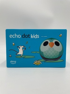 Amazon Echo Dot Kids Edition 5. Gen Smart Lautsprecher Eulen Design Alexa NEU
