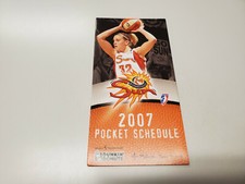 JS15 Connecticut Sun 2007 WNBA Basketball Pocket Schedule - Anthem/Dasani/Exxon