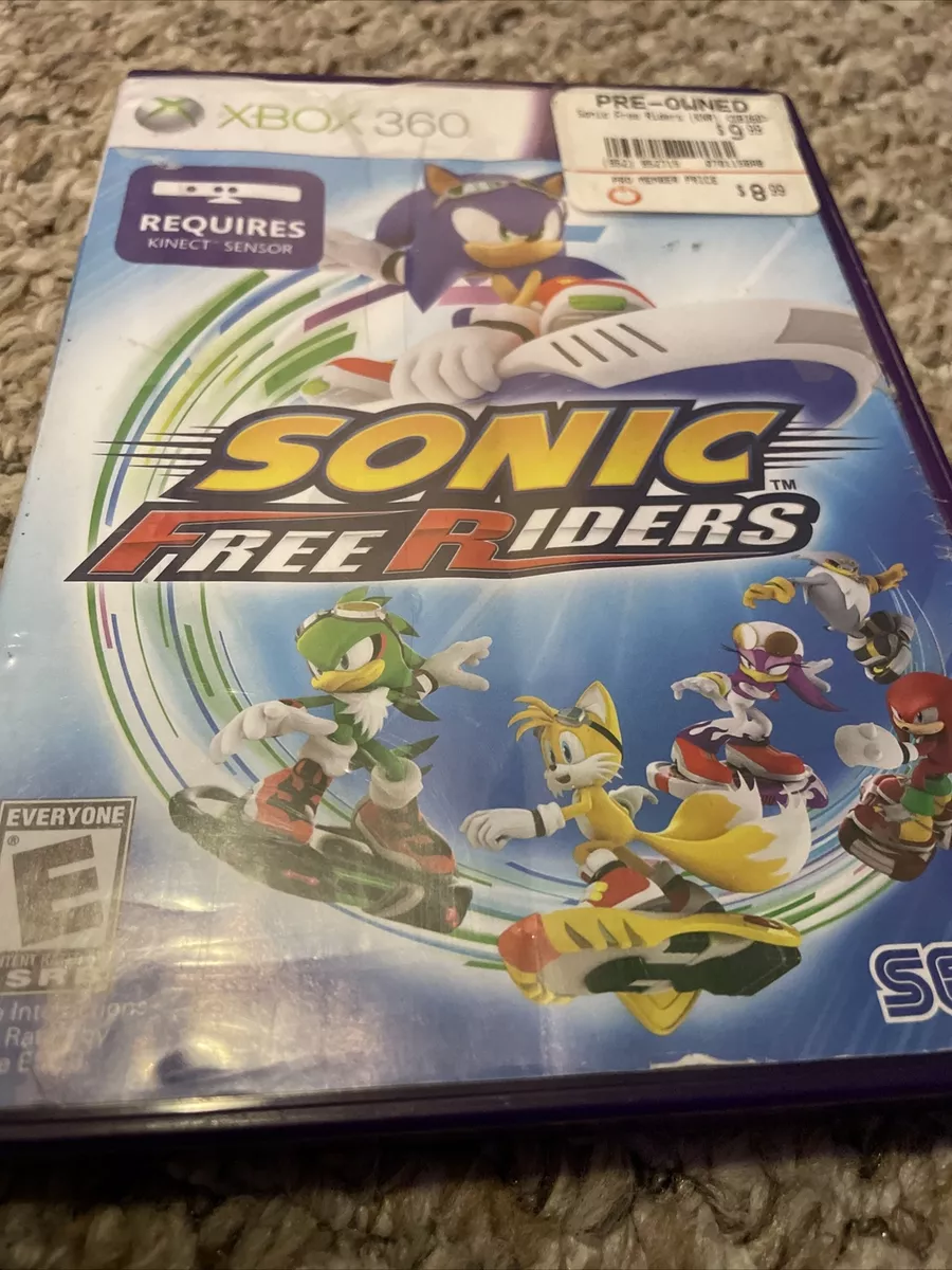 Sonic Free Riders — Complete! Fast Shipping! (Xbox 360, 2010) Kinect  10086680492