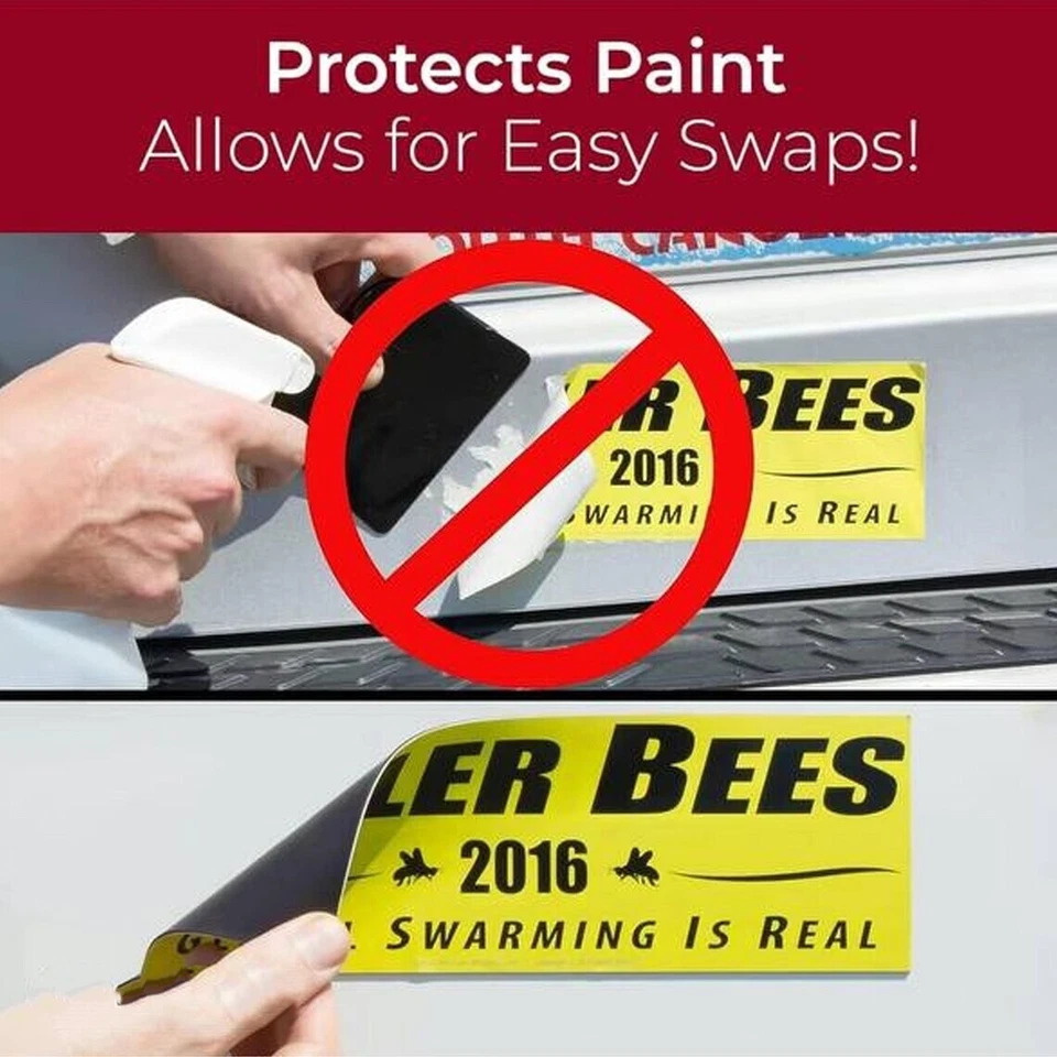 Imán Defender Democracia | Pegatina Antifascista Anti-Trump Parachoques Coche Foto 3 de 4