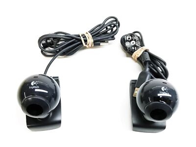 Logitech C-200 Web Cam 860-000208 [Lot of 2] USED