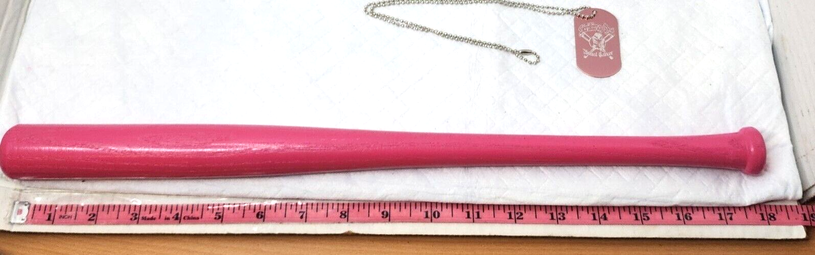 Louisville Slugger Pink Power Join The Fight Mini 18in Breast Cancer Pink  Bat