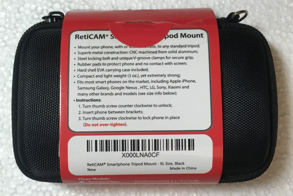 RetiCAM® Smartphone Tripod Mount XL - Metal Universal Smart Phone Tripod Adapter - Изображение 2 из 4