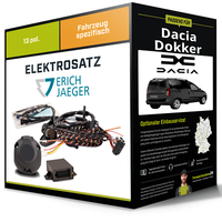 Elektrosatz 13-Pol Spezifisch für Dacia Dokker 11.2012-12.2021 NEU Erich Jaeger