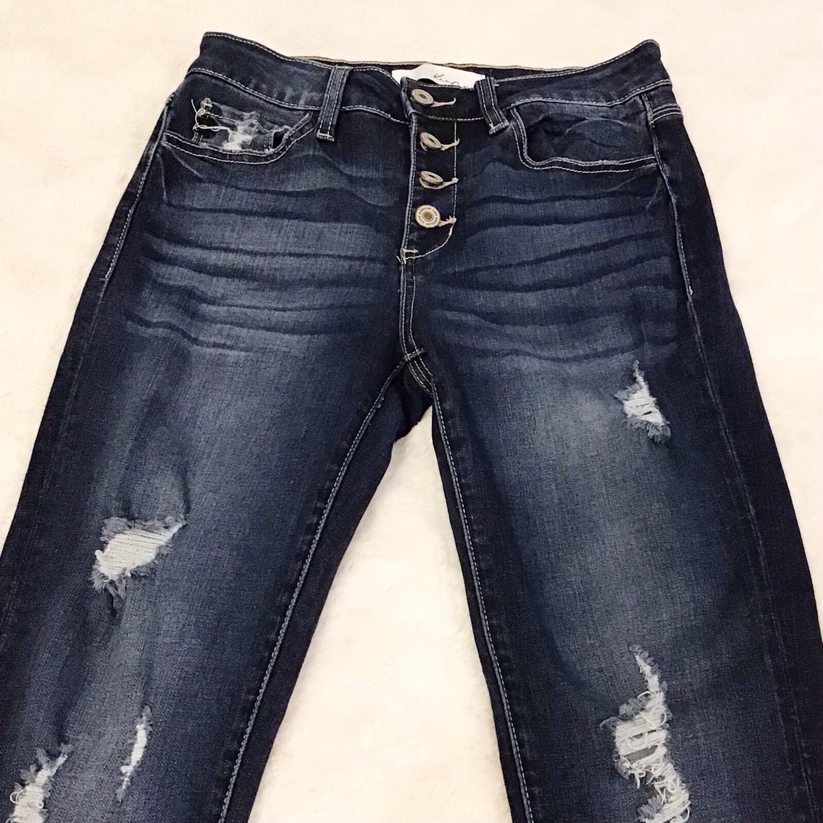 ★E.B.M★ Cotton Denim Pants EMP2DPT050 KanCan 5 (26) Boys Town High Rise Button Fly Skinny Women's