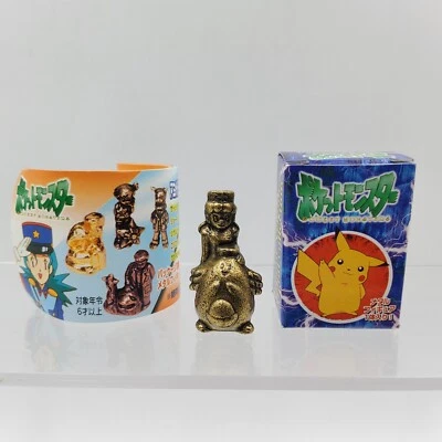 1999 Nintendo Pokemon Joy & Chansey Brass Metal Collection Anime Figure - Photo 1/4