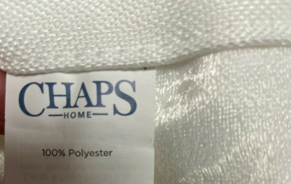 2 pares de paneles de melodía de cortina superior con ojal blanco de 38" por 96" cada uno Foto 4 de 4