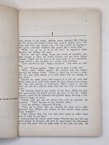 WESTERN NOVEL-"Outlaws of Sugar Loaf" by Charles H. Snow-1942-PB-Macrae Smith Co - Picture 5 of 5