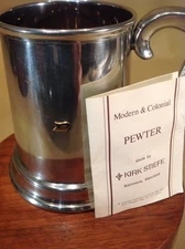 Stieff 10k Gold Tasty Cake Baking Co. Logo Pewter Tankard Mug Rare Unique