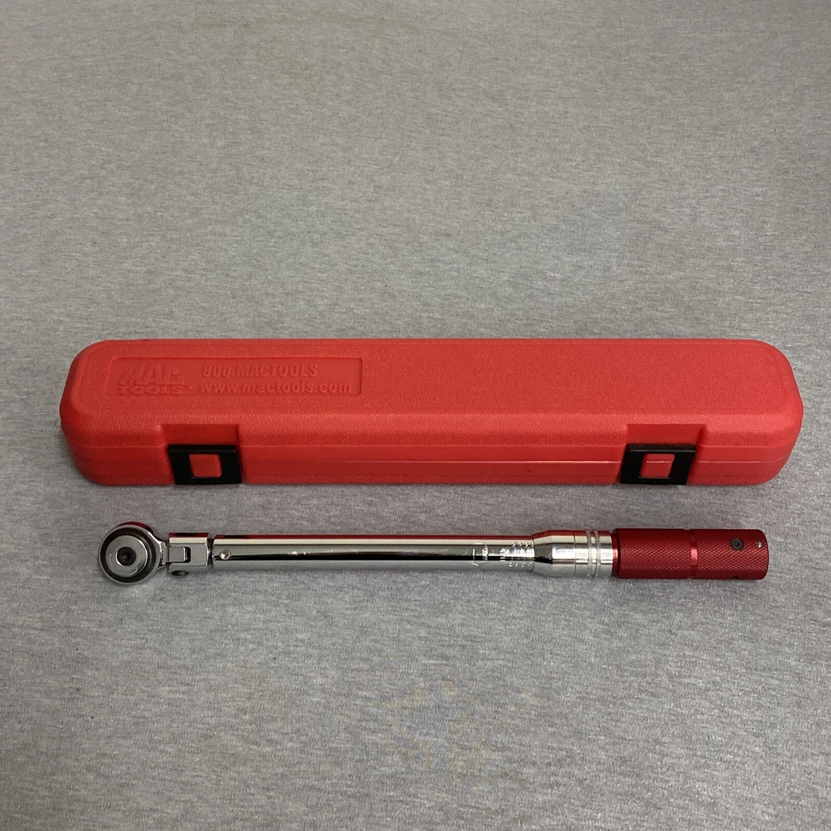 Mac Tools TWXF100 Drive Flex Round-Head Micro-Adjustable Torque Wrench 10-100 ft