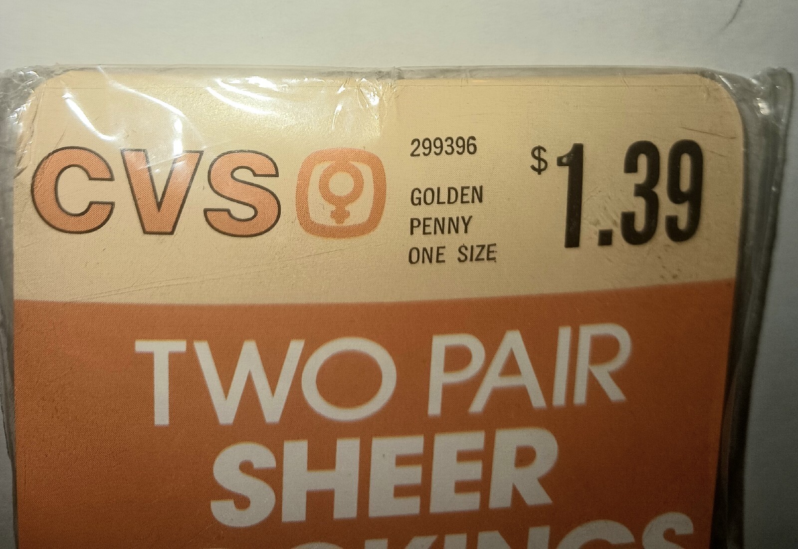 CVS Vintage Sheer Stockings 2 Pairs NWT New 299396 One Size Copper