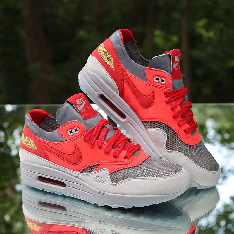 Nike Air Max 1 CLOT Kiss of Death Men's Size 11.5 Solar Red