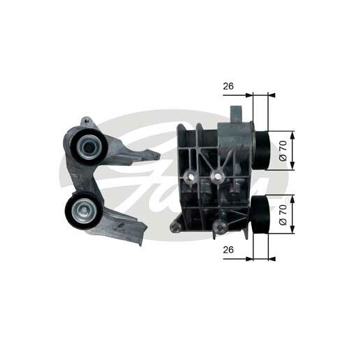 T38237 GATES DriveAlign 7808-21137 Poulie, Tendeur De Courroie D