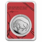 Grand Buffalo by D.G. Smalling 1 oz .999 fine Silver Round in TEP Great Gift