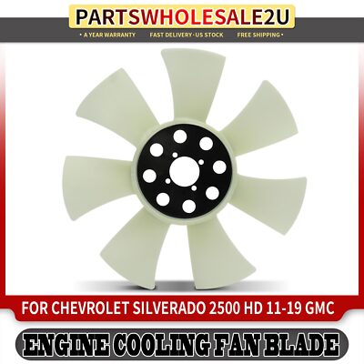 New Engine Cooling Fan Blade for Chevrolet Silverado 2500 HD GMC Sierra ...