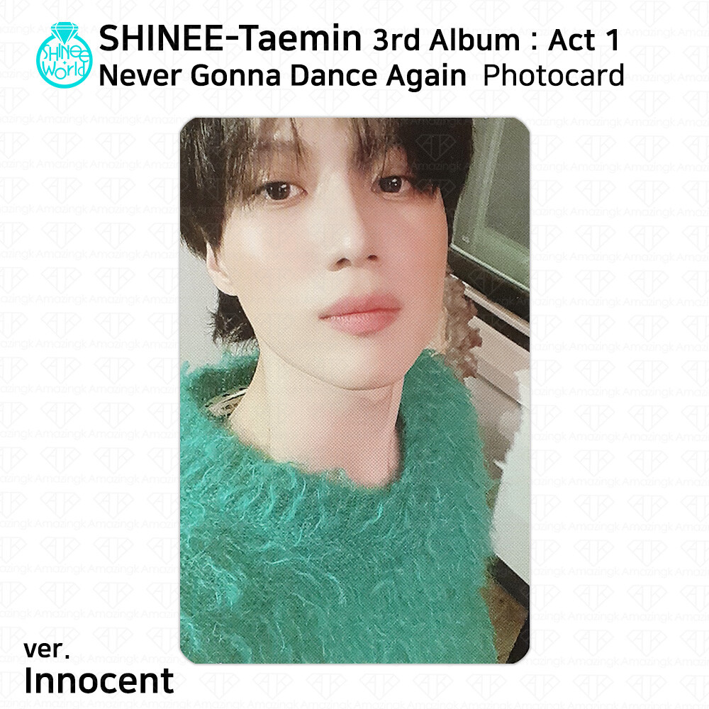 SHINee - SHINee テミン『never gonna dance again』トレカ SHINee Taemin 3nd Album Act 2 Never Gonna Dance Again