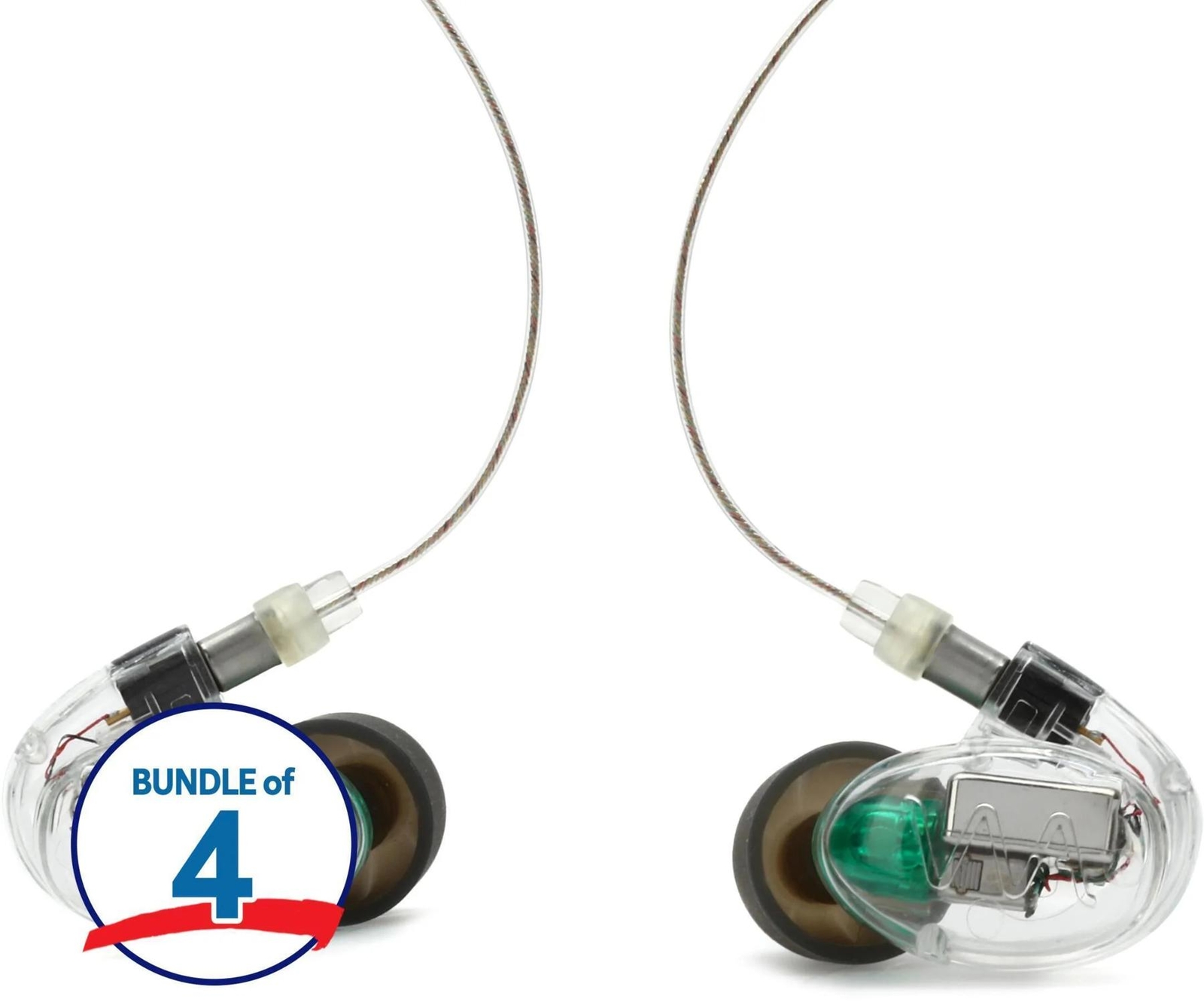 Наушники Westone Audio Pro X30 в 4-х упаковках - Прозрачные