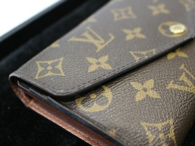 LOUIS VUITTON 財布 Louis Vuitton Monogram Canvas Sarah Wallet M60531-Date Code:SN0158
