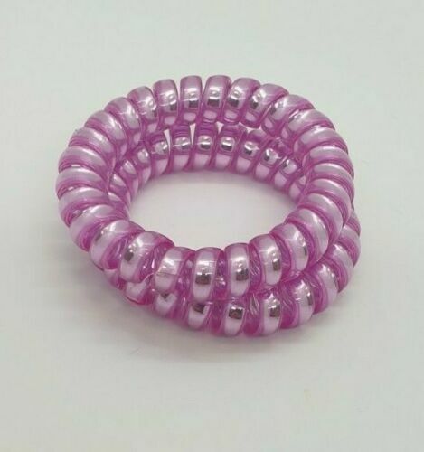 Bobbles para el cabello bobina en espiral bandas elásticas de plástico elásticas con cable libre de enredos Reino Unido - Imagen 5 de 8