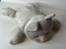 Melissa  Doug Gray Kitty Cat Stuffed Animal Plush 9" EXCELLENT