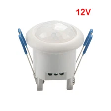  12V Mini Motion Sensor Switch Ceiling Mount PIR Infrared Movement Detector