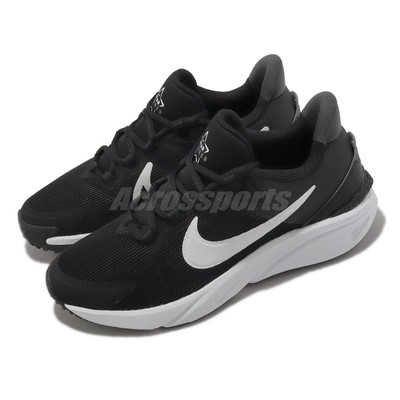 Nike Star Runner 4 NN GS Black White Kids Youth Running Shoes Sneaker DX7615-001