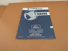 1992 Cobra Stern Drives 5.7 Models OEM Parts Catalog 987490