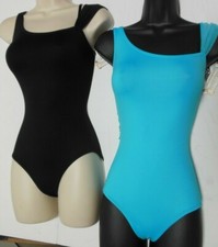 Asymmetrical leotard tank mesh slideTilerPeck line P1222 2 colors Ladies szs