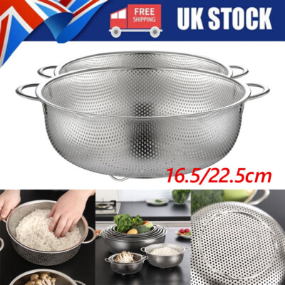 Rectangular Sieve For Rice Large Stainless Steel Fine Mesh Sieve Food Rice Vegetable Fruit Kitchen ...