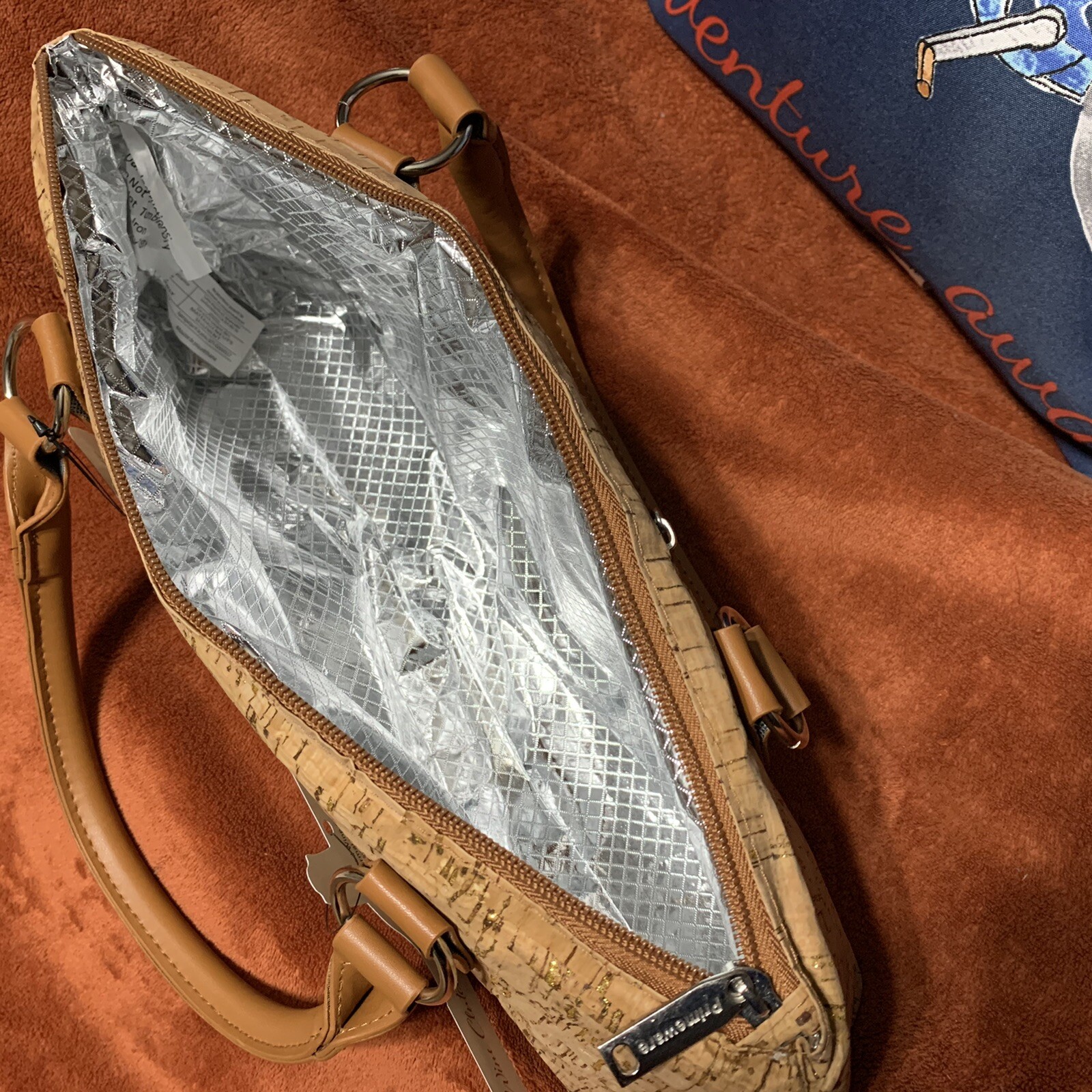 Insulated Wine Clutch Bag with Corkscrew eBay