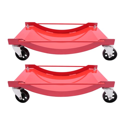 2X Auto Rangierhilfe Rangierroller Rangierheber f??r PKW Abschlepp Rollwagen NEU - Bild 5 von 17