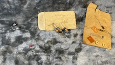 Vintage Lot Diode KS15724 L2 and C RCA 7623, Resistors, Capacitors