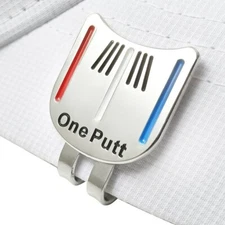 Putt Golf Ball Marker With Magnetic Hat Clip Putting Alignment Aiming Tool New