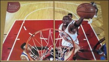1991 Michael Jordan 2-Page SI Magazine Photo Chicago Bulls NBA Finals Champions