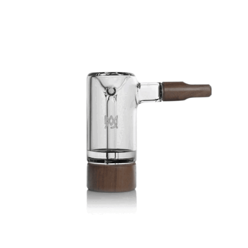 MJ Arsenal Alpine Series STEAMBOAT Bubbler Borosilicate Glass w Walnut Wood - Picture 2 of 12