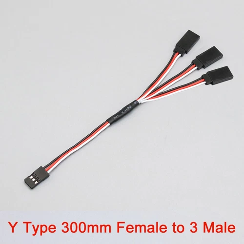 100mm-600mm Servo Verlängerung Stecker Buchse Leitung Stecker RC Kabel Splitter - Picture 23 of 31