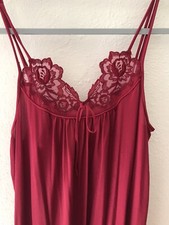 red silky slip