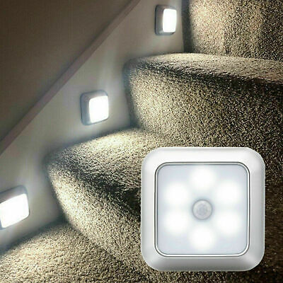 LED Motion Sensor Lights PIR Night Light Battery Hallway Cabinet Stair Toilet UK LED Motion Sensor Lights PIR Night Light Battery Hallway Cabinet Stair Toilet UK