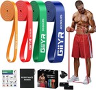 Resistance Bands Set 4 Levels with Door Anchor Home Workout Fitness Bands
