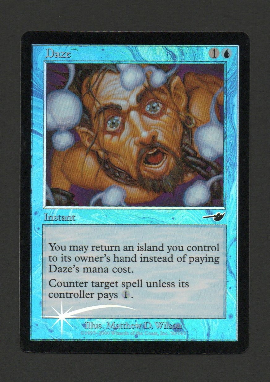 Daze - Foil Magic mtg Nemesis lp
