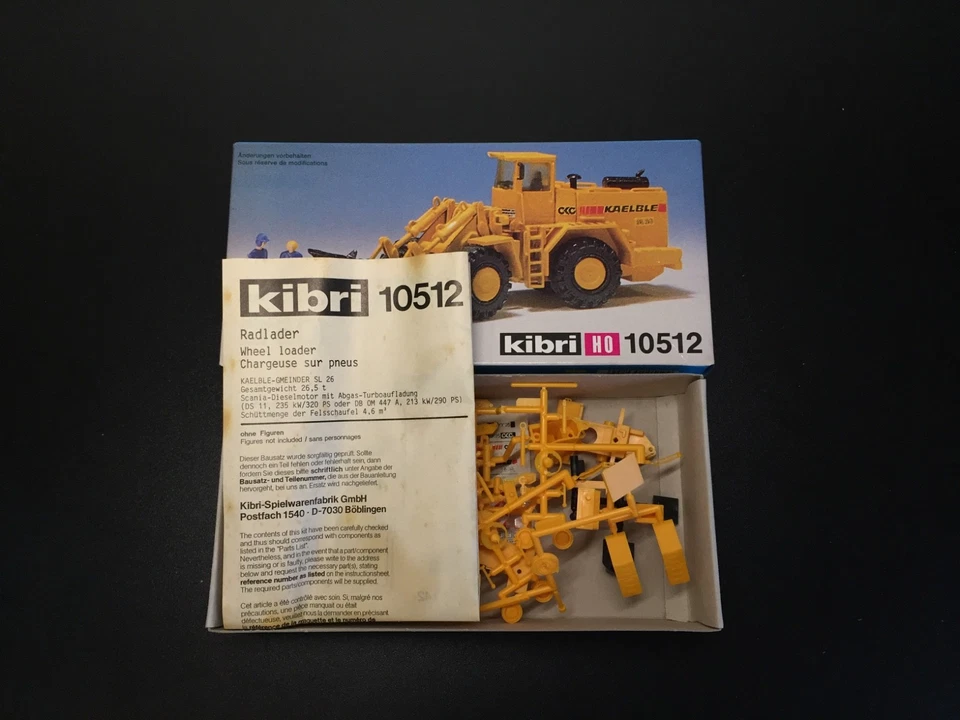 Kibri 10512 Baukasten KAELBLE-GEMEINDER Radlader H0 1:87 - Bild 2 von 2