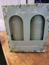 Rizos Curls Biotin Wash Includes Biotin Shampoo Conditioner 10fl Oz Each