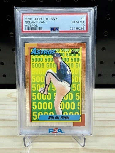 Topps 1990 Tiffany Nolan Ryan #4 Houston Astros PSA 10