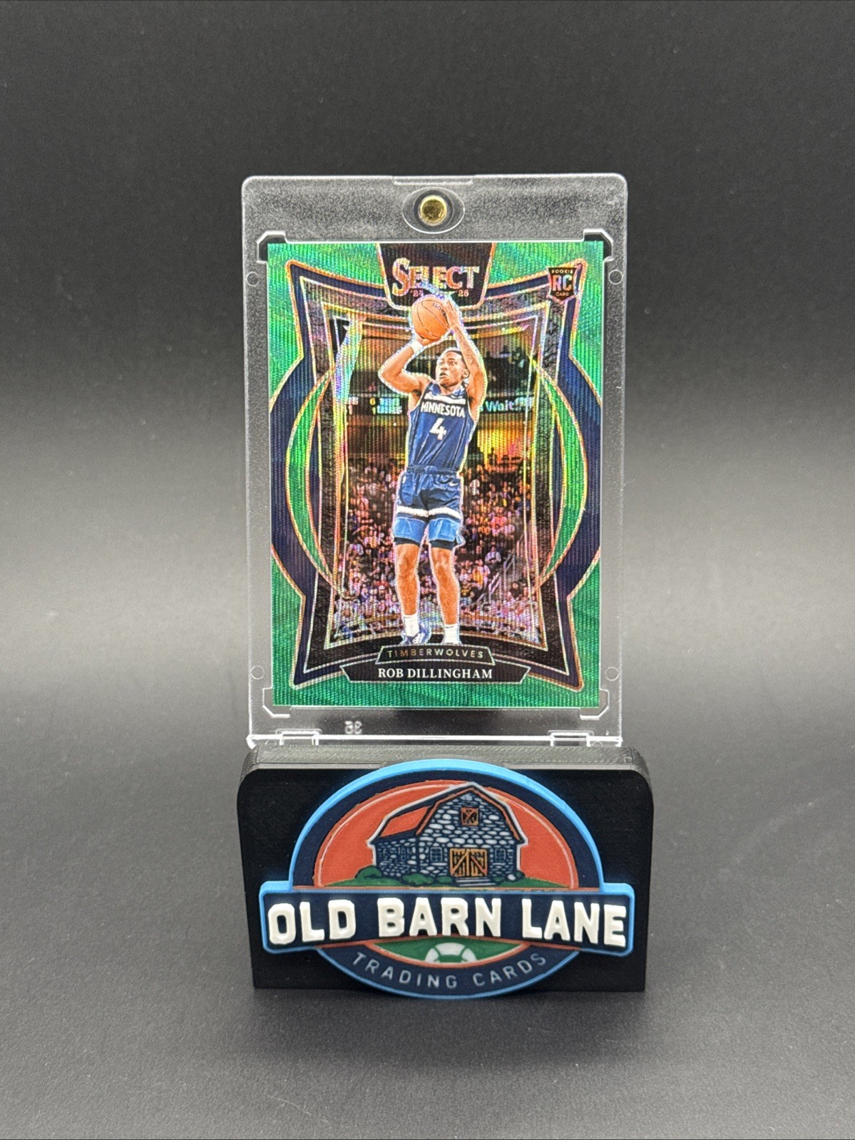 2024-25 Panini Select - Concourse Rob Dillingham (RC) #84 Green Wave Prizm /50