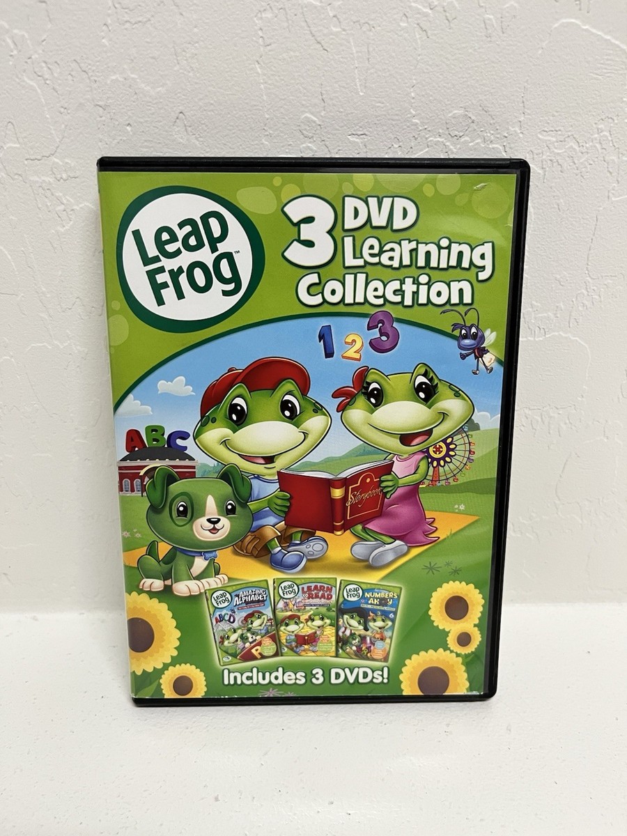 Leap Frog 3 DVD Learning Collection Math Circus Amazing Alphabet
